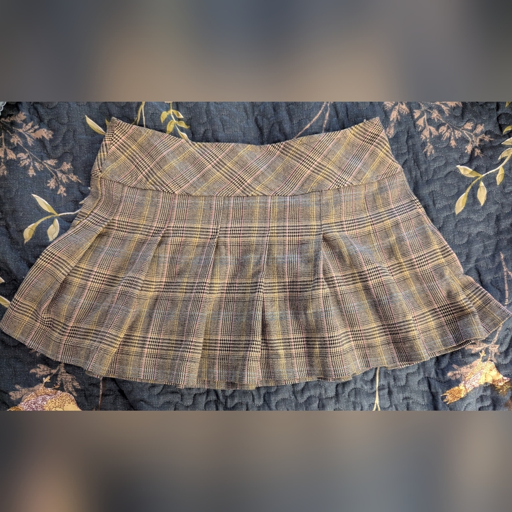 Plaid Mini Skirt